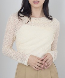 RETRO GIRL | ドレープレースCT(Tシャツ/カットソー)