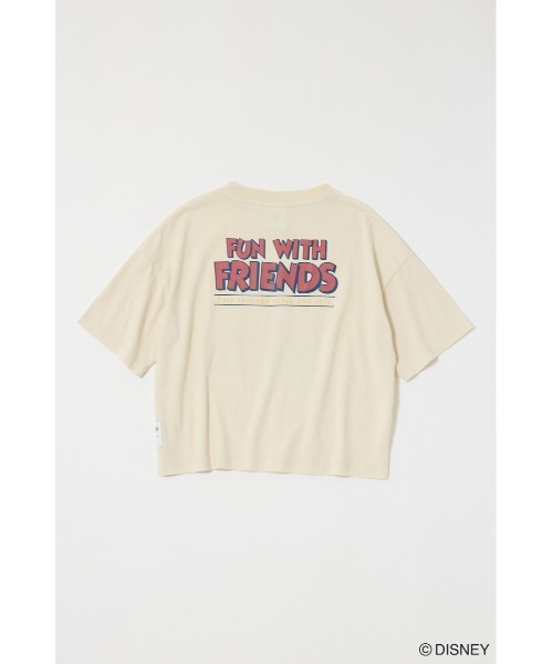 Disney SERIES CREATED by MUS（ディズニーシリーズクリエイテッドバイエムユーエス）の「MD ALPHABET KIDS Tシャツ（Tシャツ/カットソー・キッズ・ブルー/ブラック/ベージュ/パープル/ホワイト/ピンク・100/130）」の7枚目の写真