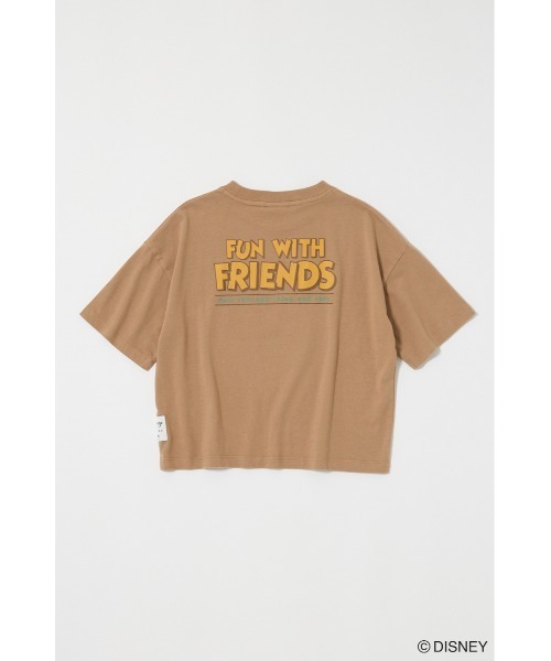 Disney SERIES CREATED by MUS（ディズニーシリーズクリエイテッドバイエムユーエス）の「MD ALPHABET KIDS Tシャツ（Tシャツ/カットソー・キッズ・ブルー/ブラック/ベージュ/パープル/ホワイト/ピンク・100/130）」の8枚目の写真