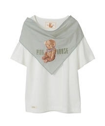 ピンクハウス♡ベア刺繍♡ケープ♡新品未使用タグ付 PINK HOUSE/PINKHOUSEのファッション通販 - ZOZOTOWN