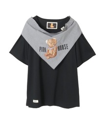 最終値下げ、新品タグつき、ピンクハウスカットソー、紺✖️白、 PINK HOUSE｜ピンクハウスのTシャツ/カットソー通販 - ZOZOTOWN