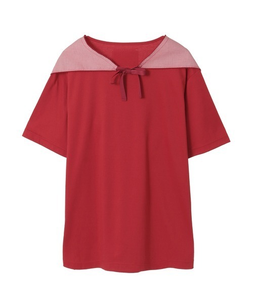 PINK HOUSE（ピンクハウス）の「テディベア刺繍ギンガムバンダナ付き