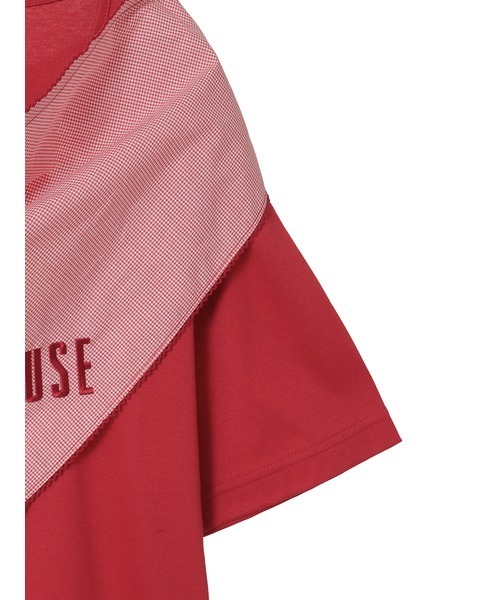 PINK HOUSE（ピンクハウス）の「テディベア刺繍ギンガムバンダナ付き