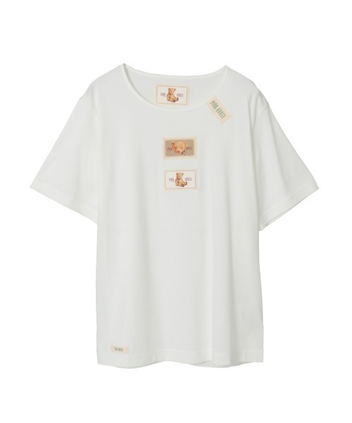 PINK HOUSE（ピンクハウス）の「テディベア刺繍ギンガムバンダナ付き