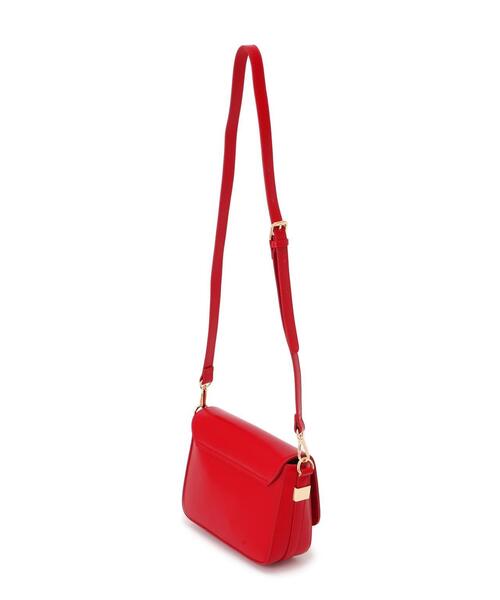 FREE'S MART（フリーズマート）の「◆レトロフラップショルダー（ハンドバッグ・レディース・ホワイト/ブラウン/レッド/ブラック・ﾌﾘ-）」の11枚目の写真