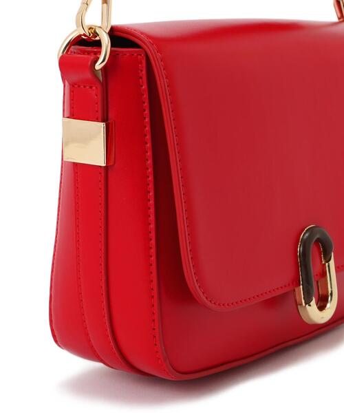 FREE'S MART（フリーズマート）の「◆レトロフラップショルダー（ハンドバッグ・レディース・ホワイト/ブラウン/レッド/ブラック・ﾌﾘ-）」の14枚目の写真