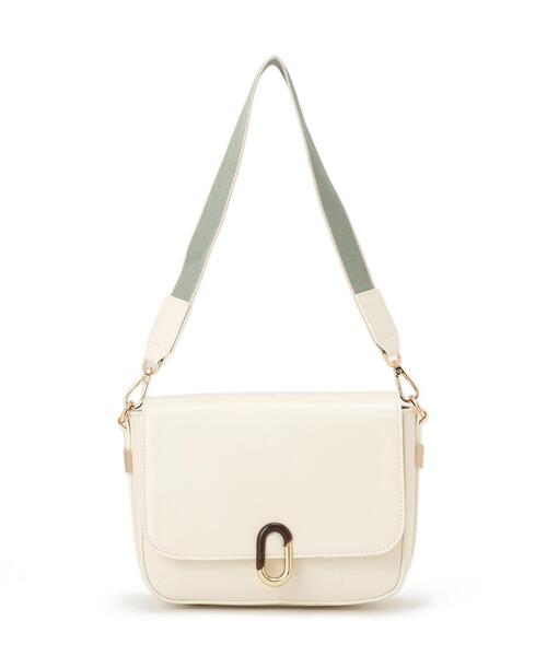 FREE'S MART（フリーズマート）の「◆レトロフラップショルダー（ハンドバッグ・レディース・ホワイト/ブラウン/レッド/ブラック・ﾌﾘ-）」の22枚目の写真