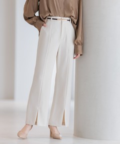 セール】バックベンツセミフレアパンツ（スラックス）｜anuans（ア