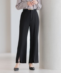 Andemiu | フロントスリットストレートパンツ589185(スラックス)