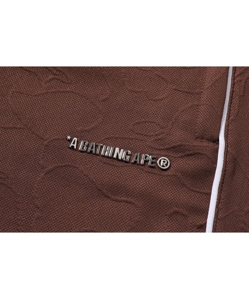 A BATHING APE（アベイシングエイプ）の「LINE CAMO JACQUARD METAL LOGO RELAXED FIT TRACK SWEAT PANTS（その他パンツ・メンズ・ブラック/ブラウン・MEDIUM/SMALL/LARGE/X-LARGE/XX-LARGE）」の8枚目の写真