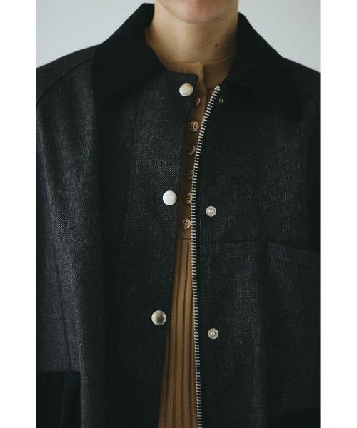 早い者勝ちHeRIN.CYE/ヘリンドットサイ　ジャケット セール】Herringbone loose jacket ヘリンボーンルーズジャケット