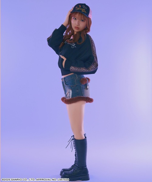 sanrio（サンリオ）の「『ハローキテ 天使小悪魔シリーズ』メッシュキャップ（キャップ・レディース・A・ONESIZE）」の4枚目の写真