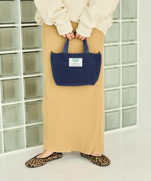 FREAK'S STORE（フリークスストア）の「限定展開 DISCUS ATHLETIC × FREAK'S STORE/ディスカス アスレチック 別注 フリース 2way ショルダーバッグ（ショルダーバッグ・レディース・ネイビー/ブラック/グレー・ONE SIZE）」の7枚目の写真