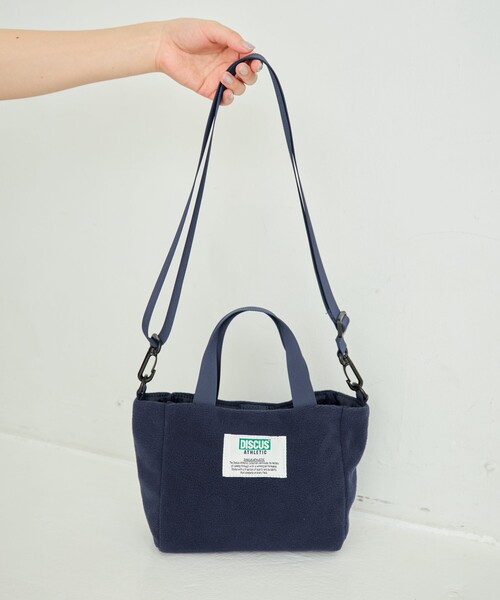 FREAK'S STORE（フリークスストア）の「限定展開 DISCUS ATHLETIC × FREAK'S STORE/ディスカス アスレチック 別注 フリース 2way ショルダーバッグ（ショルダーバッグ・レディース・ネイビー/ブラック/グレー・ONE SIZE）」の20枚目の写真