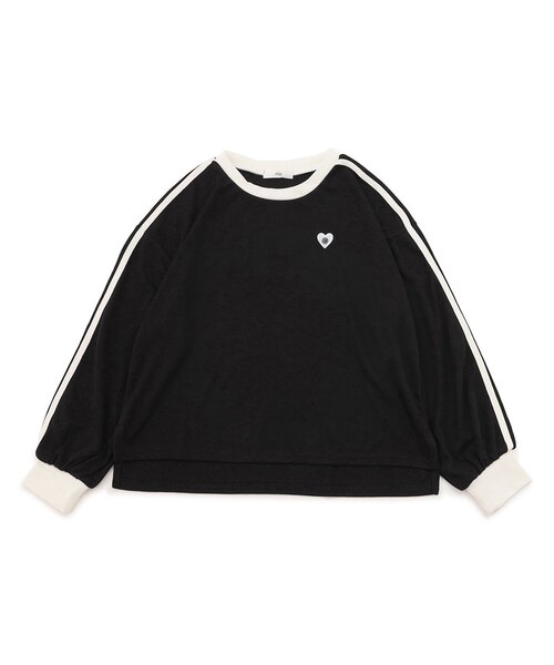 algy（アルジー）の「もちふわロンT（Tシャツ/カットソー・キッズ・ブラック/アイボリー/エンジ・XX-SMALL/X-SMALL/MEDIUM/SMALL）」の9枚目の写真