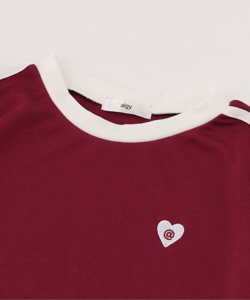 algy（アルジー）の「もちふわロンT（Tシャツ/カットソー・キッズ・ブラック/アイボリー/エンジ・XX-SMALL/X-SMALL/MEDIUM/SMALL）」の10枚目の写真