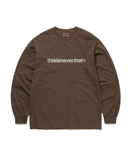 T-Logo L/S Tee（Tシャツ/カットソー）｜thisisneverthat（ディスイズ
