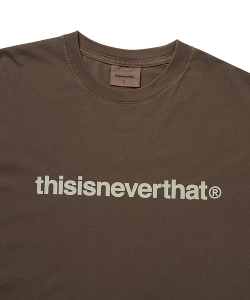 thisisneverthat(ディスイズネバーザット)の「T-Logo L/S Tee(Tシャツ/カットソー・メンズ・グレー系その他/ダークグレー/ダークブラウン/レッド系その他・L/M/S/XL)」の10枚目の写真