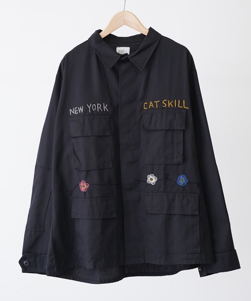 THRIFTY LOOK スリフティルック / HAND EMBROIDERY FATIGUE JACKET