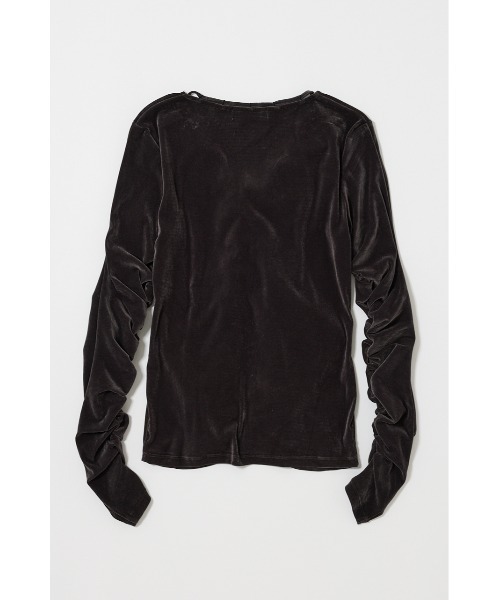 SHEER VELOUR CARDIGAN / シアーベロアカーディガン（カーディガン