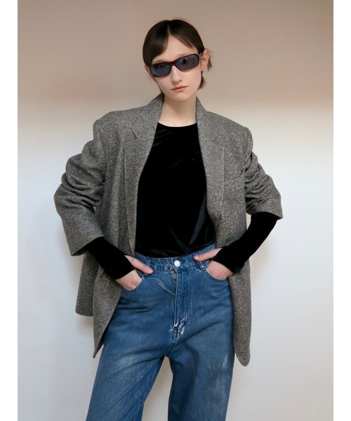 herringbone wool jacket（テーラードジャケット）｜AMOMMA（アモマ