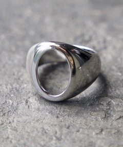サンバースト シグネットリング 18号 18金 メンズ シグネット リング / K18 Signet ring 品番kr