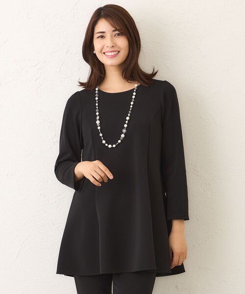 TO BE CHIC トゥービーシック＊モールドドットジャガードチュニック TO