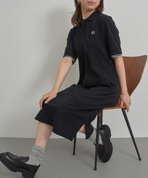 FRED PERRY | 【FRED PERRY】半袖ポロシャツワンピース SHEER TIPPED POLO DRESS D2179(ワンピース)
