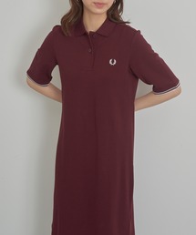 FRED PERRY（フレッドペリー）の「【FRED PERRY】半袖ポロシャツワンピース SHEER TIPPED POLO DRESS D2179（ワンピース）」