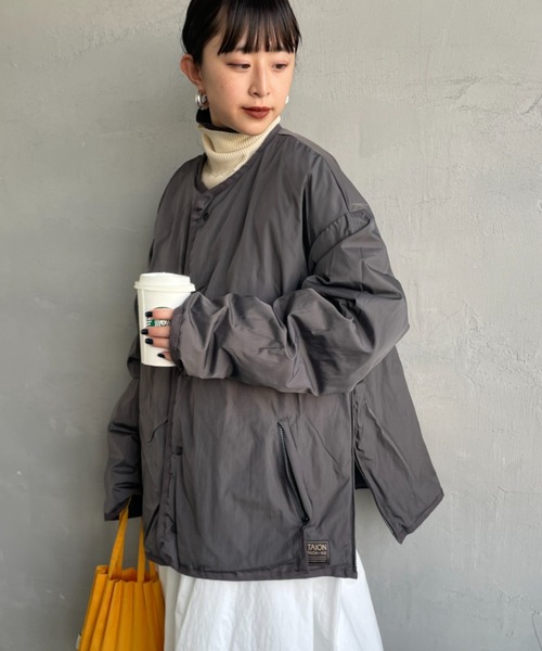 TAION/タイオン] 別注 リバーシブル ライトダウンジャケット（ダウン