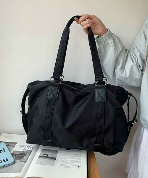 Miniministore(ミニミニストア)の「大容量トートバッグA4通勤通学斜め掛け鞄(トートバッグ・レディース・アイボリー/ブラック・FREE)」の6枚目の写真