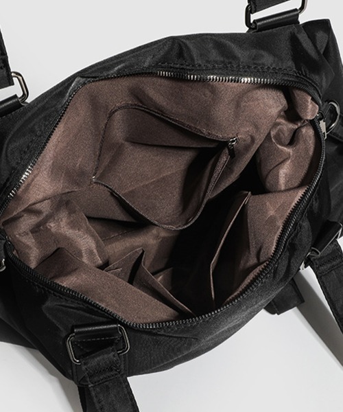 Miniministore(ミニミニストア)の「大容量トートバッグA4通勤通学斜め掛け鞄(トートバッグ・レディース・アイボリー/ブラック・FREE)」の10枚目の写真