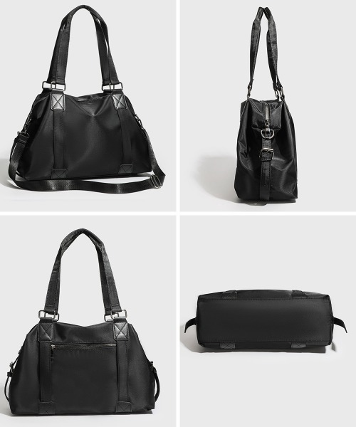 Miniministore(ミニミニストア)の「大容量トートバッグA4通勤通学斜め掛け鞄(トートバッグ・レディース・アイボリー/ブラック・FREE)」の16枚目の写真