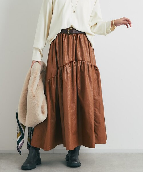 セール】《レトロムードで大人可愛い》ヴィンテージ加工ヨーク切替