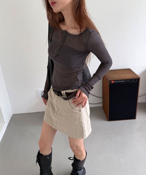 TTT MSW チューリップ柄 長袖　シースルー　トップス TTT MSW チューリップ柄 長袖 シースルー トップス 楽天市場