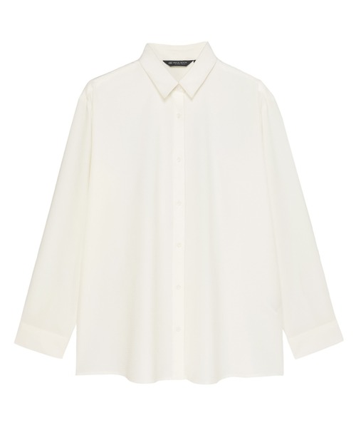 TOKYO SHIRTS（トウキョウシャツ）の「【吸水速乾】【COFREX】ワイドシルエット レギュラーシャツ 長袖 レディースデザインシャツ（シャツ/ブラウス・レディース・ホワイト・M/L）」の7枚目の写真