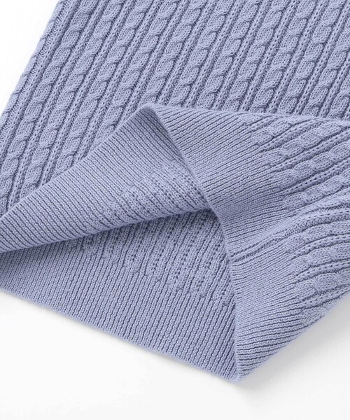 BeBe(ベベ)の「ケーブル編みクルーネックニットベスト(ベスト・キッズ・ブルー・130cm/150cm/120cm/140cm)」の13枚目の写真