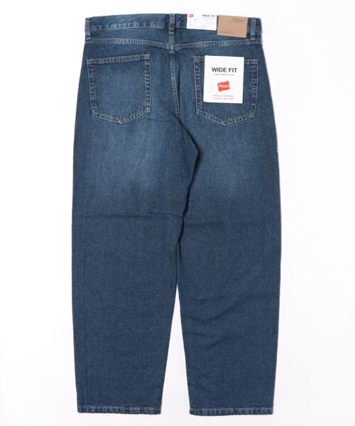 HANES(ヘインズ)の「Hanes デニム ワイドフィット5Pパンツ(デニムパンツ・メンズ・ライトブルー/ブルー/ネイビー・SMALL/MEDIUM/X-LARGE/LARGE)」の4枚目の写真