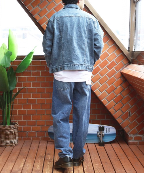 HANES(ヘインズ)の「Hanes デニム ワイドフィット5Pパンツ(デニムパンツ・メンズ・ライトブルー/ブルー/ネイビー・SMALL/MEDIUM/X-LARGE/LARGE)」の14枚目の写真