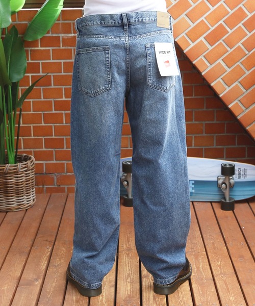 HANES(ヘインズ)の「Hanes デニム ワイドフィット5Pパンツ(デニムパンツ・メンズ・ライトブルー/ブルー/ネイビー・SMALL/MEDIUM/X-LARGE/LARGE)」の19枚目の写真