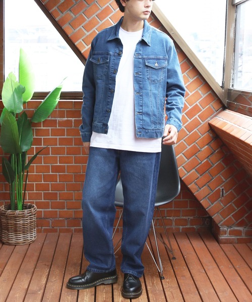 HANES(ヘインズ)の「Hanes デニム ワイドフィット5Pパンツ(デニムパンツ・メンズ・ライトブルー/ブルー/ネイビー・SMALL/MEDIUM/X-LARGE/LARGE)」の16枚目の写真