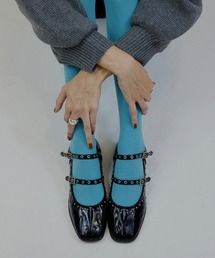 Ameri(A)STUDS STRAP BALLET SHOES(oGV[Y)