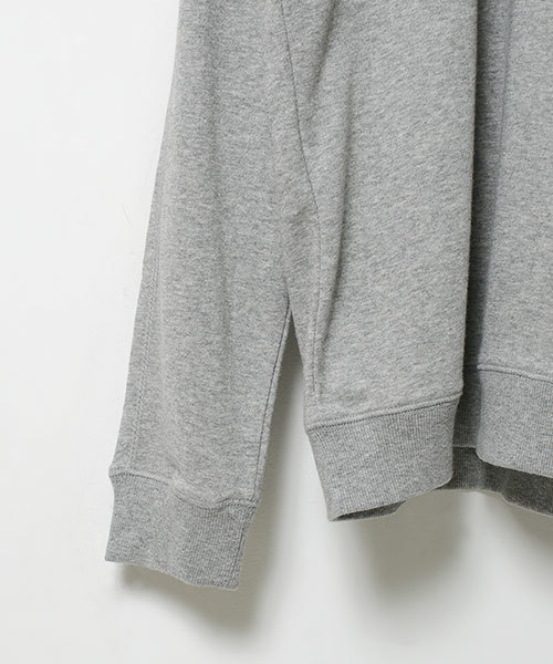 NANO universe（ナノユニバース）の「F/ｺﾝﾊﾟｸﾄ裏毛ﾓｯｸﾈｯｸ（Tシャツ/カットソー・メンズ・ホワイト/ブラック/トップグレー・X-LARGE/SMALL/MEDIUM/LARGE）」の4枚目の写真