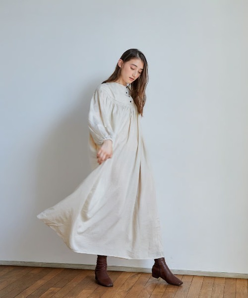 KALENO（カレノ）の「linen op（ワンピース・レディース・ブラック/ベージュ・FREE）」の15枚目の写真