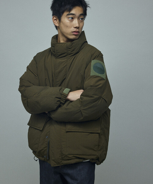 NANGA(ナンガ)の「NANGA × Firsthand/ナンガ FHSP GEN2 DOWN JACKET / 別注 ダウンジャケット / ショートダウン(ダウンジャケット/コート・メンズ・チャコールグレー/ブラック/オリーブ・S/M/L)」の4枚目の写真