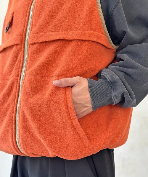 CPCM（シーピーシーエム）の「リバーシブルキルトベスト（その他アウター・レディース・ベージュ/カーキ/ブラック・MEDIUM/LARGE）」の12枚目の写真