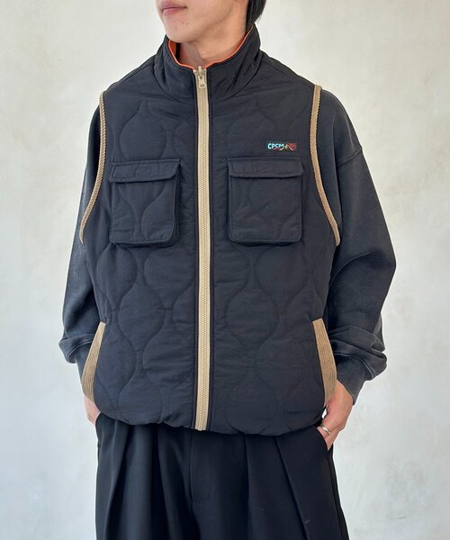 CPCM（シーピーシーエム）の「リバーシブルキルトベスト（その他アウター・レディース・ベージュ/カーキ/ブラック・MEDIUM/LARGE）」の14枚目の写真