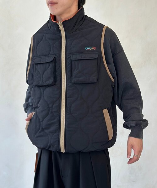 CPCM（シーピーシーエム）の「リバーシブルキルトベスト（その他アウター・レディース・ベージュ/カーキ/ブラック・MEDIUM/LARGE）」の19枚目の写真