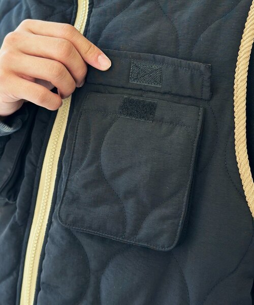 CPCM（シーピーシーエム）の「リバーシブルキルトベスト（その他アウター・レディース・ベージュ/カーキ/ブラック・MEDIUM/LARGE）」の21枚目の写真