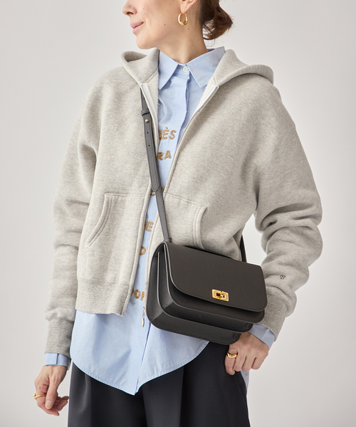 TICCA(ティッカ)の「TICCA ティッカ ダウニー裏毛ZIPパーカー TBEA-303(スウェット・レディース・チャコールグレー/ライトグレー・FREE)」の1枚目の写真